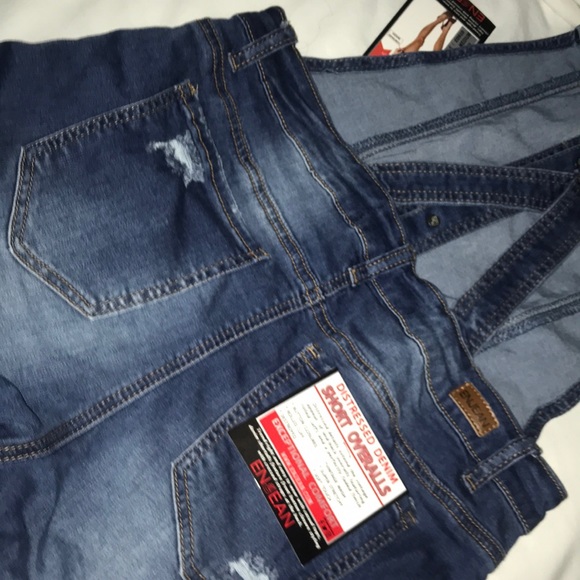 Distressed denim “overalls”-shortalls!! - Picture 6 of 6